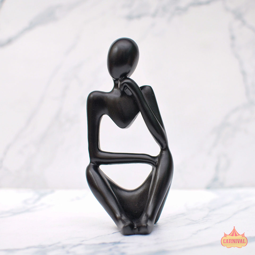 Abstract Thinker Sculpture - Carnival