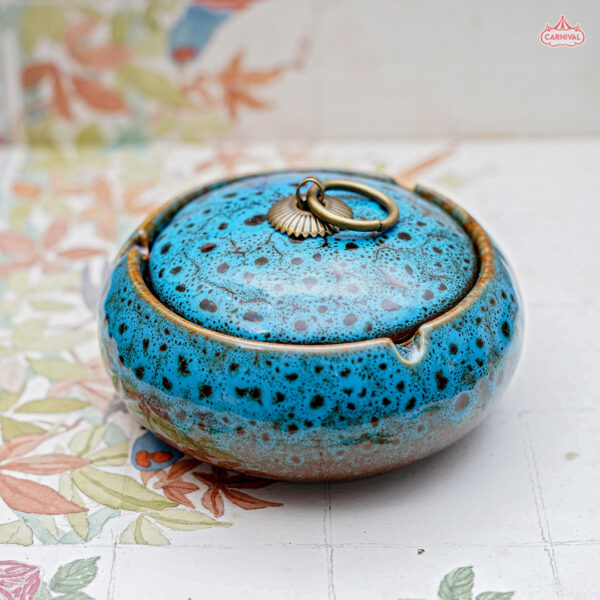 Azure Ember Ashtray