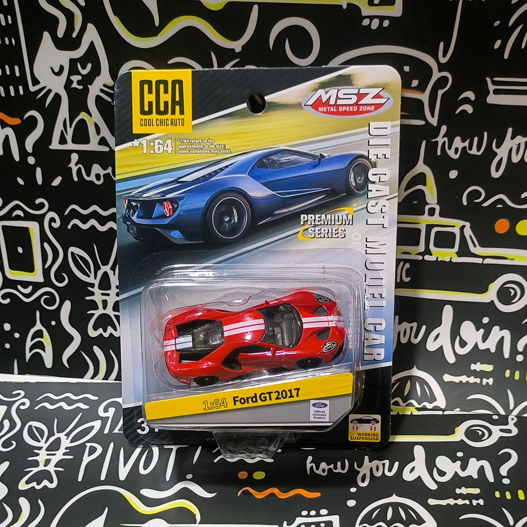 CCA Ford GT 2017 (1:64 Scale Die Cast Model)