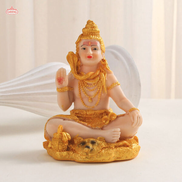 Lord Mahadeva Sitting Sculpture