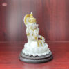 upscalemedia-transformed2 White & Gold Goddess Lakshmi Idol