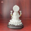 upscalemedia-transformed4 White & Gold Goddess Lakshmi Idol