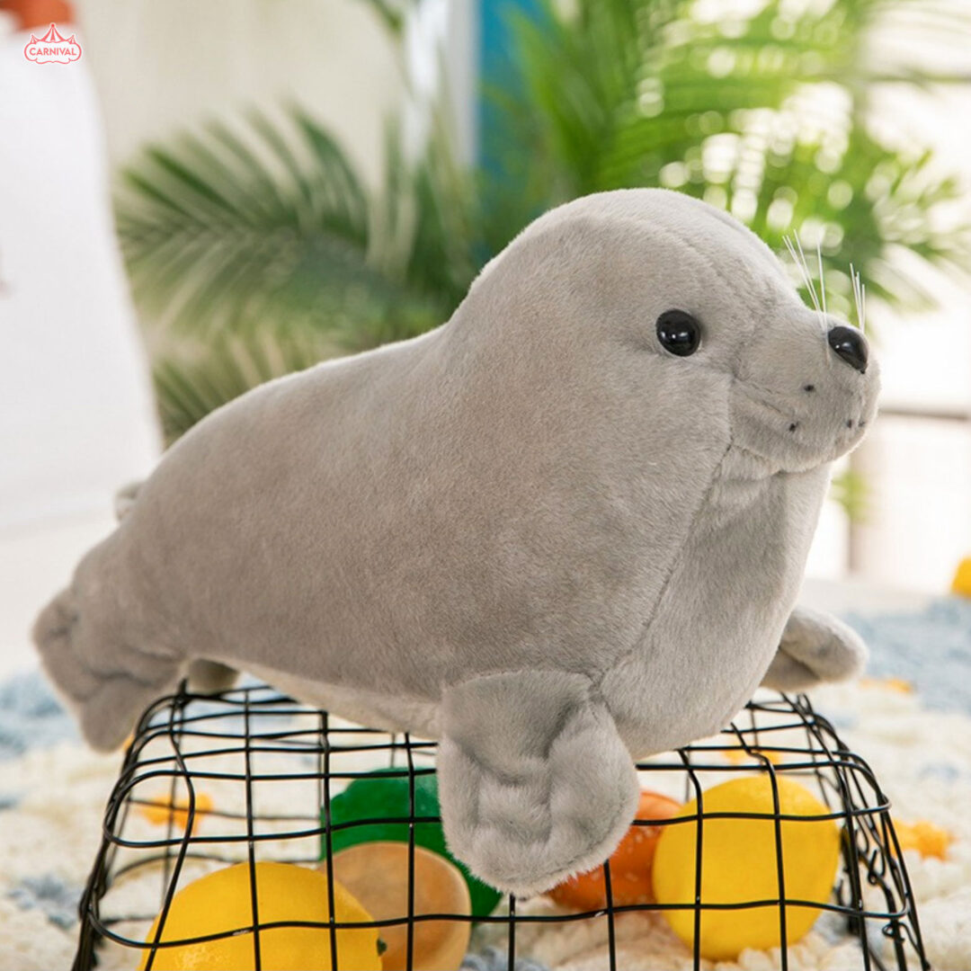 Soft Grey Seal Plushie