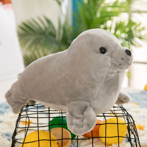Soft Grey Seal Plushie